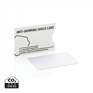 RFID Anti-Skimming-Karte mit aktivem Störchip, weiß