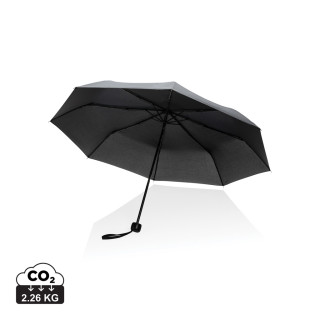 20.5" Impact AWARE™ RPET 190T Mini-Schirm, schwarz