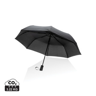 21" Impact AWARE™ RPET 190T Mini-Schirm automatic open, schwarz