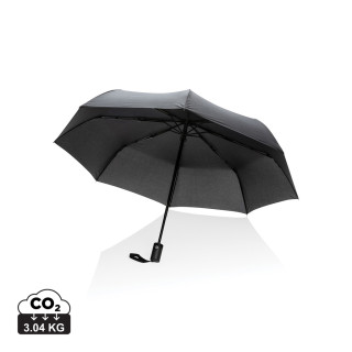 21" Impact AWARE™ RPET 190T Mini-Schirm automatic open/close, schwarz