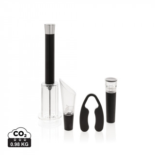 Vino Connoisseur 4-tlg. Set, silber