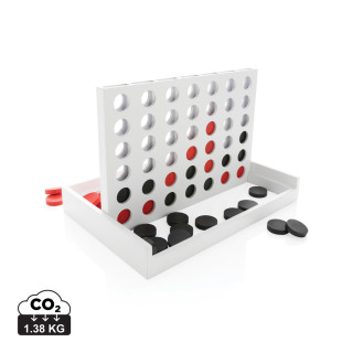 Connect Four Holzspiel, weiß