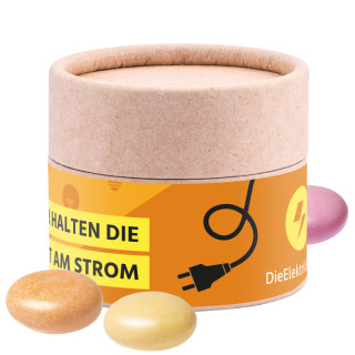 Papierdose Eco Mini, Mentos Kaudragee Fruit