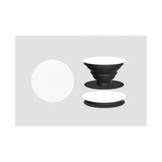 PopSockets Handyhalter SWAPPABLE, schwarz, weiß