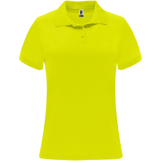 Monzha Sport Poloshirt für Damen, fluorgelb, S (fällt aus wie XS)