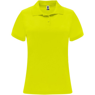 Monzha Sport Poloshirt für Damen, fluor yellow, S