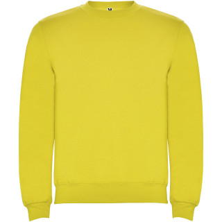 Clasica Sweatshirt mit Rundhalsausschnitt Unisex, gelb, XS