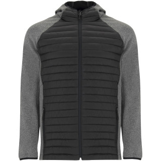 Minsk Hybrid Thermojacke Unisex, schwarz, heather schwarz, S (fällt aus wie XS)