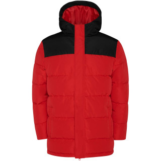 Tallin Steppjacke Unisex, rot / schwarz, S