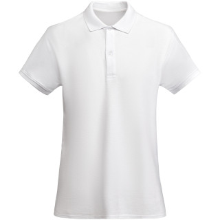 Prince Poloshirt aus Bio-Baumwolle für Damen, weiß, S (fällt aus wie XS)