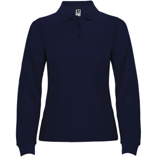 Estrella Langarm Poloshirt für Damen, navy blue, L