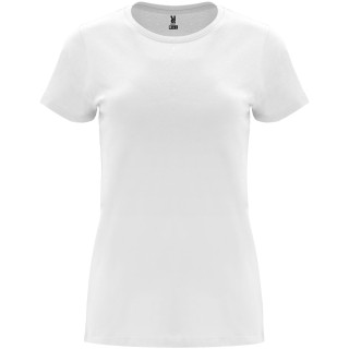 Capri T-Shirt für Damen, weiß, S