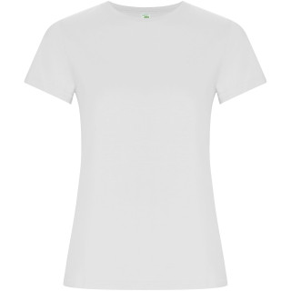 Golden T-Shirt für Damen, weiß, S