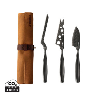 BOSKA Käsemesserset Monaco+ Black, schwarz