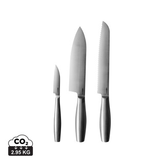 BOSKA Küchenmesser Copenhagen, 3er-Set, Stahl