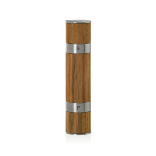 AdHoc Duomill Doppelmühle für Pfeffer und Salz, braun