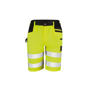 Safety Cargo Shorts, XS, fluorescent yellow 