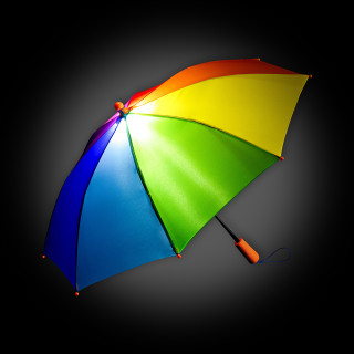 Stockschirm FARE® 4Kids Skylight, regenbogen