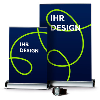 Roll Up "Mini", silber, A3