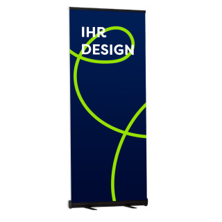 Roll Up "Classic", schwarz, 1000 x 2000 mm