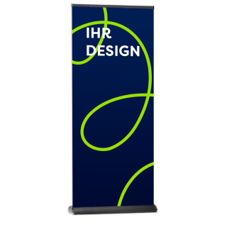 Roll Up "Style", schwarz, 1000 x 2000 mm