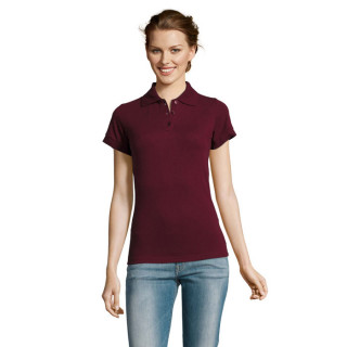 PRIME WOMEN PRIME DAMEN POLO 200g, 3XL, burgund