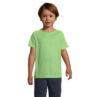 SPORTY KINDER T-SHIRT 140g, 3XL, apfelgrün