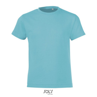 REGENT F KINDER T-SHIRT 150g, 3XL, atoll-blau