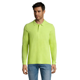 PERFECT LSL MEN POLO 180, 4XL, apfelgrün