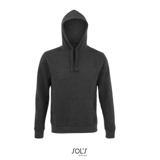 SPENCER HOODED SWEAT 280, L, kohle meliert