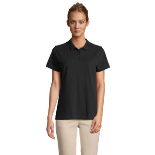 PULSE DAMEN POLO, 3XL, schwarz