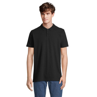 PULSE UNISEX POLO, 4XL, schwarz