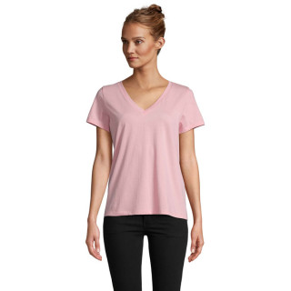 REGENT V WOMEN REGENT V T-SHIRT WOMEN, L, bonbon rosa
