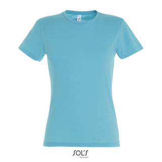 MISS MISS DAMENT-SHIRT 150g, L, atoll-blau