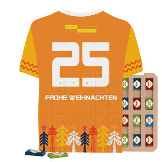 Shape Adventskalender "Trikot" Eco, Sarotti Schokotäfelchen