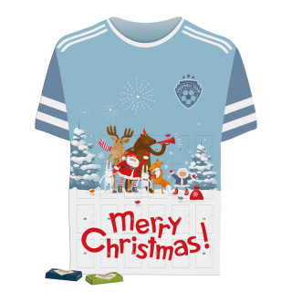 Shape Adventskalender "Trikot", Sarotti Schokotäfelchen