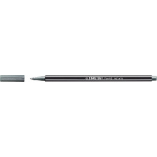 STABILO Pen 68 metallic Fasermaler, silber