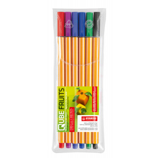 STABILO point 88 6er-Set Fineliner