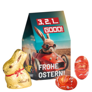 Standbodenbox, Lindt Minieier und Osterhase