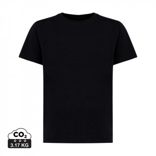 Iqoniq Koli Kids T-Shirt aus recycelter Baumwolle, schwarz