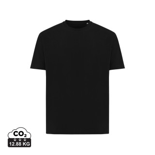 IQONIQ Teide T-Shirt aus recycelter Baumwolle, schwarz