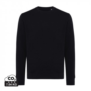 Iqoniq Etosha Lightweight Sweater aus recycelter Baumwolle, schwarz