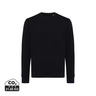 IQONIQ Etosha Lightweight Sweater aus recycelter Baumwolle, schwarz