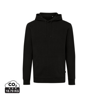 IQONIQ Jasper Hoodie aus recycelter Baumwolle, schwarz
