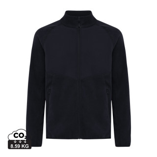 Iqoniq Talung Mikrofleece Jacke aus recyceltem Polyester, schwarz