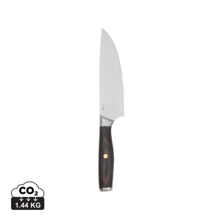 VINGA Tara Chef-Messer aus RCS recyceltem Stahl, Stahl, braun