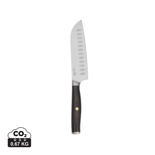 VINGA Tara Santoku-Messer aus Stahl, Stahl, schwarz