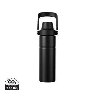 VINGA Baltimore Trek RCS recycelte SS Flasche 600ml, schwarz