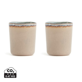 Nomimono Becher, 2er-Set, beige