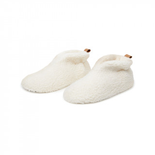 VINGA Santos kuschelige Hausschuhe aus RCS recyceltem PET, off white